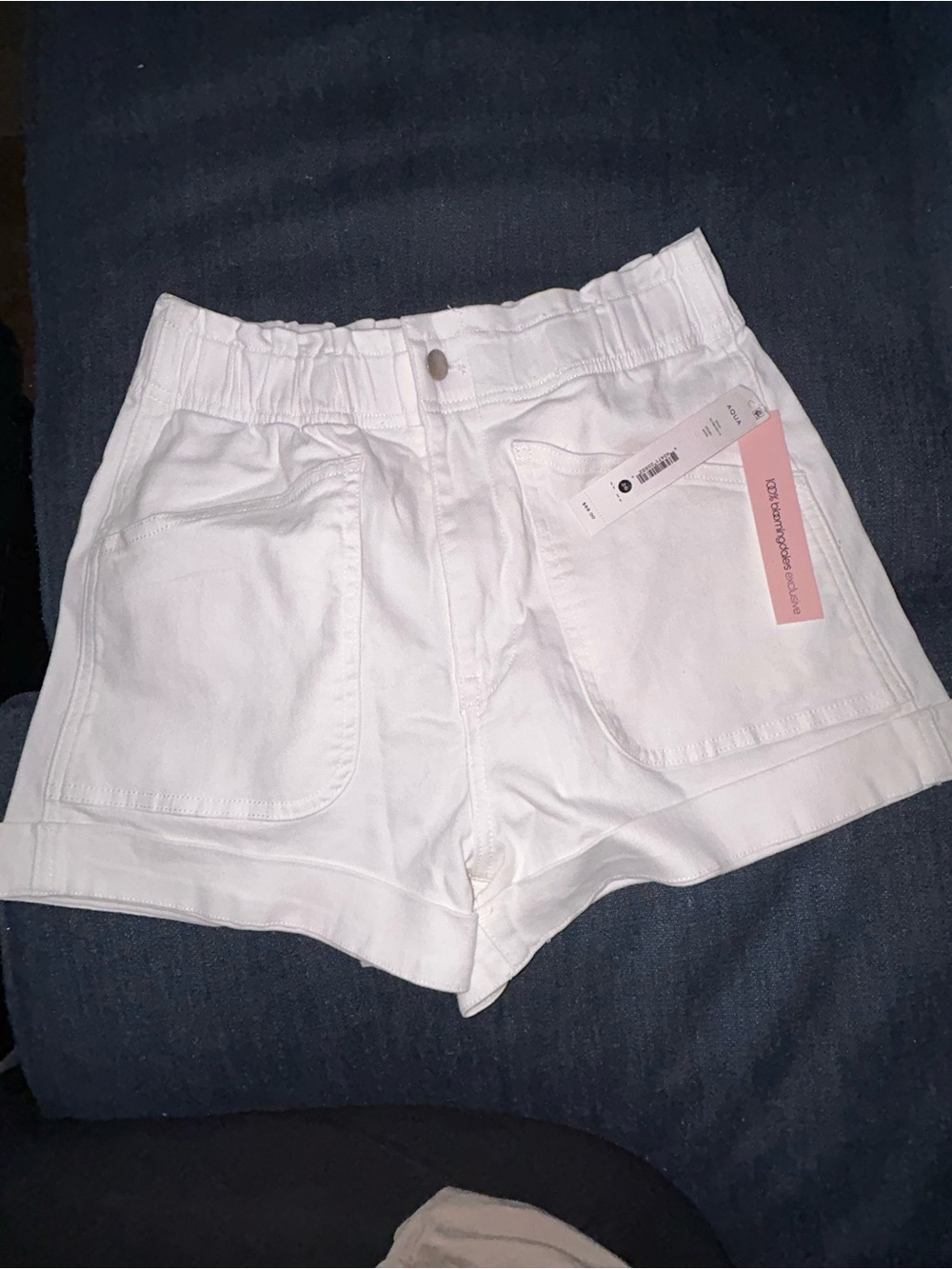 Aqua White Women’s Shorts Bloomingdale’s exclusive - Picture 10 of 10